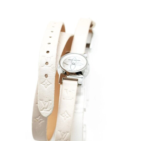 Louis Vuitton Watch Q151C 17mm Women's Whites X Pinks 736-070225